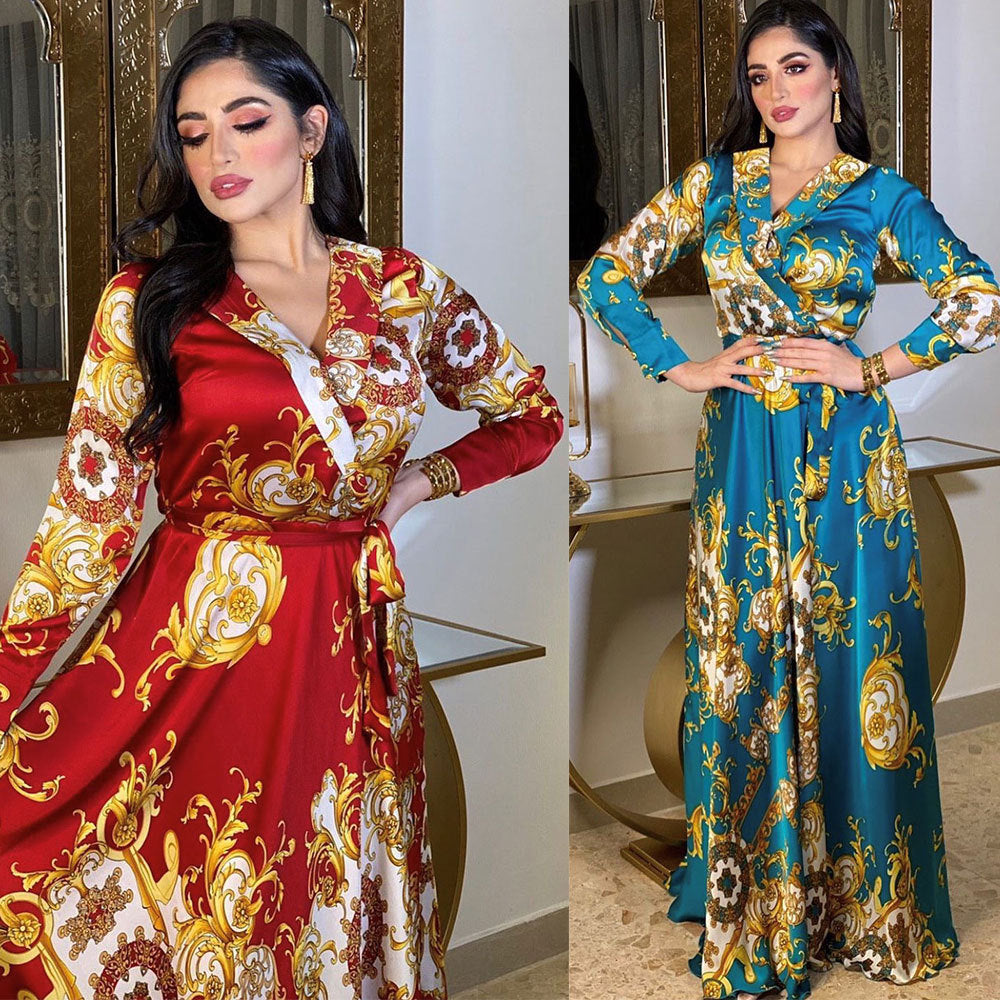 Luxury Fashion Traditional Modest  Dubai Abaya