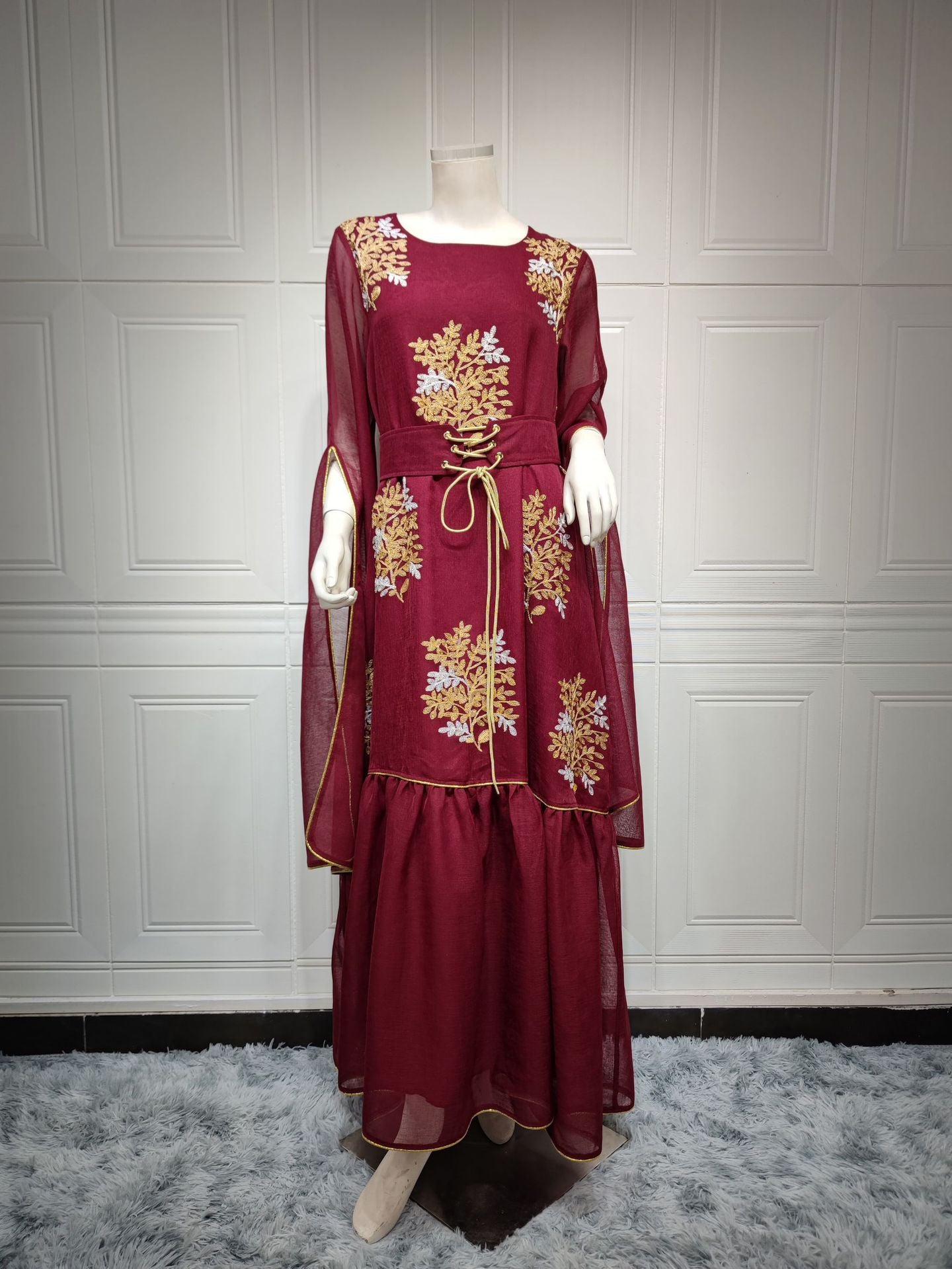 Middle East Dubai Arab Abaya Muslim Dress
