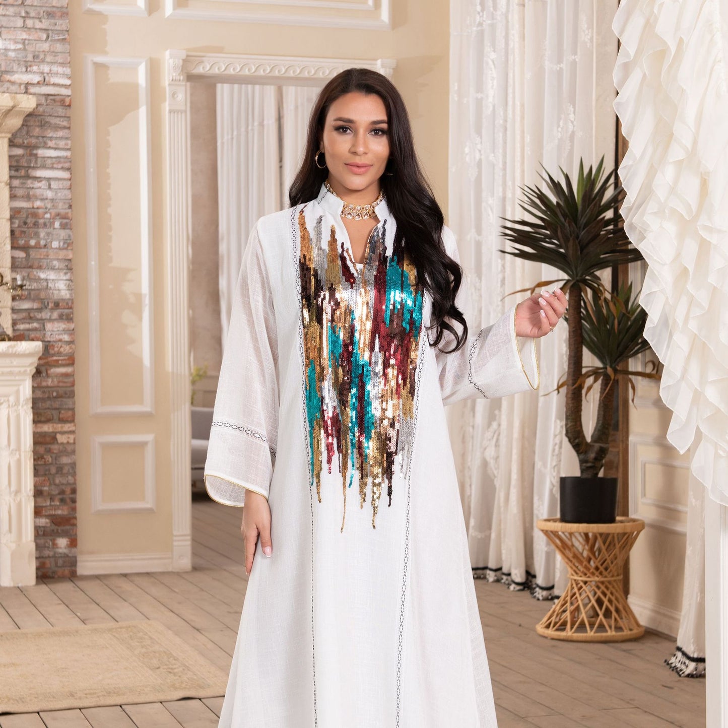 Muslim Middle Eastern Women's Prayer Abaya Designs  Abaya Islamic Clothing