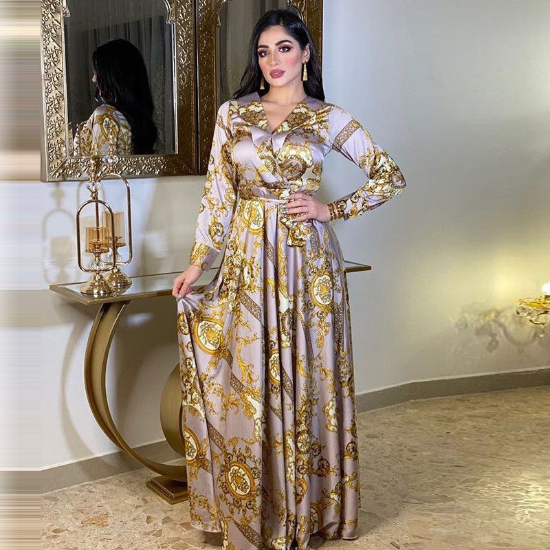 Luxury Fashion Traditional Modest  Dubai Abaya