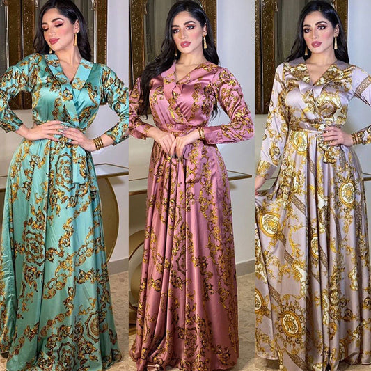 Luxury Fashion Traditional Modest  Dubai Abaya