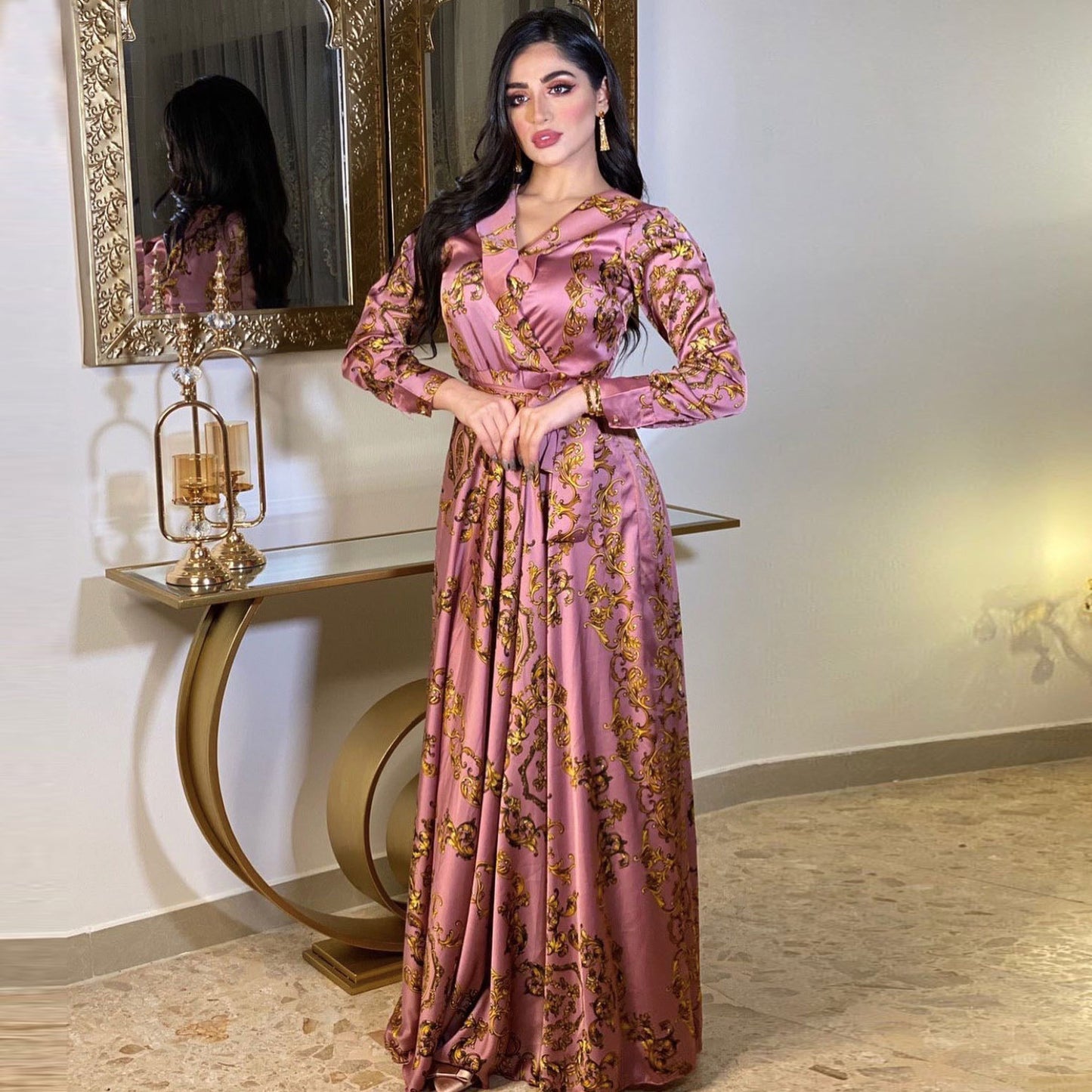 Luxury Fashion Traditional Modest  Dubai Abaya